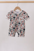 Camo Duck Embroidered Romper