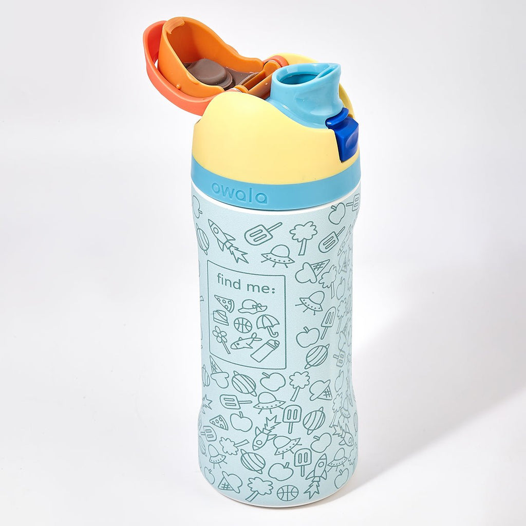 Owala Junior Explorer FreeSip Kids Stainless Steel Water Bottle